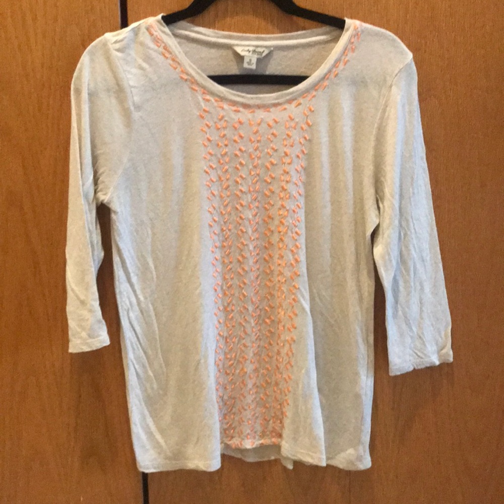 Lucky brand 🍀 three quarter sleeve light sweater